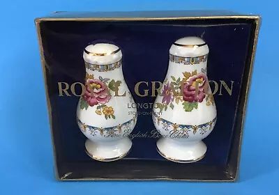Buy Royal Grafton Malvern Salt & Pepper Shakers Set England Longton Fine Bone China • 28.76£