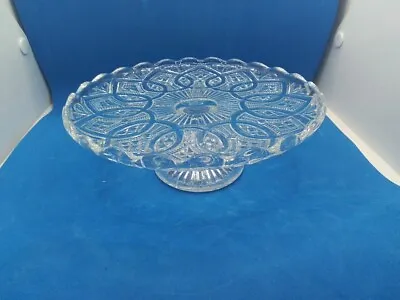 Buy Vintage Cake Stand Cut Glass 6'5 /3 Approx. • 14.26£