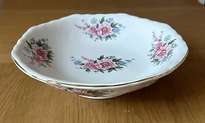 Buy Vintage Maryleigh Pottery Staffordshire Floral Bowl 10.5 Inch Diameter • 12.90£