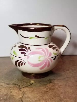 Buy Vintage Copper Lusterware Creamer Hand Painted Stoke On Trent Stamped, Numbered • 17.37£
