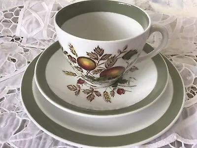 Buy Vintage Alfred Meakin Staffordshire Hereford Pattern  Fruit Tea Cup Set Trio • 19.85£