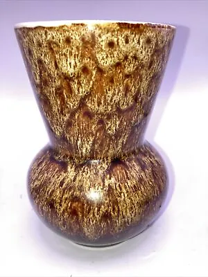 Buy New Devon Pottery 5 Inch  Fat Lava  Vase Retro Vintage Brown England • 12£