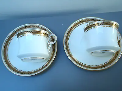 Buy Pair Of Vintage Fenton Bone China Classical Design Cups And Saucers • 4£