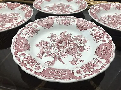 Buy Ridgway Staffordshire England ‘Windsor’ 4x Round Soup/Side Plates (215mm/ref:11) • 35£