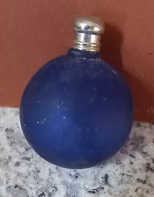 Buy Perfume Bottle Round Cobalt Blue Glass • 2.49£