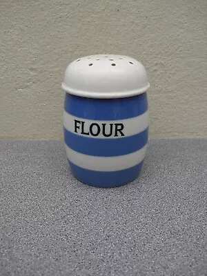 Buy TG Green Cornish Ware Blue And White Striped Flour Shaker Sifter Vintage 1930s • 20£