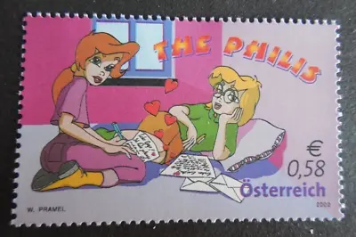 Buy Austria Vintage 2002 Cartoon Comic Mel Lucy Heart Love Letter Mi 2372 ** • 0.86£