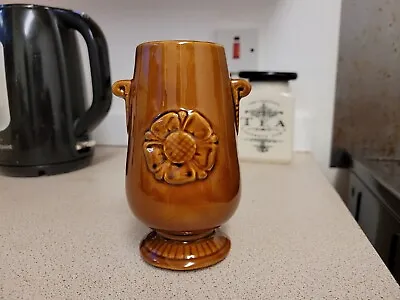 Buy Prinknash Pottery Brown Decorative Urn Style Vase Made In England • 3£