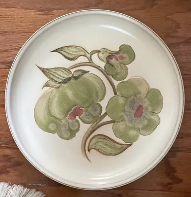 Buy Old Hand Painted Denby Troubadour Stoneware Pottery Replacement 10  Dinner Plate • 14.47£