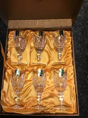 Buy Vintage Cathedral City Crystal Sherry/shot Cut Glassesx6 Boxed Perfect ( Present • 29£