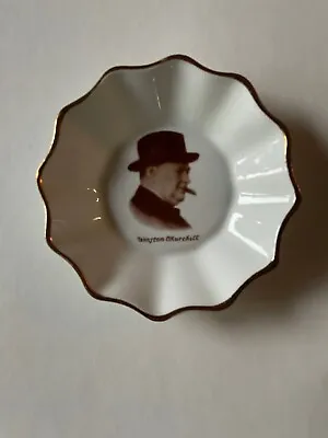 Buy H&M Sutherland China Winston Churchill Pin Dish ( Made In England) • 17£
