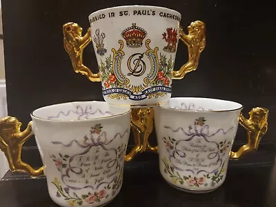 Buy PARAGON China Prince Charles & Lady Diana William & Harry Loving Cup Lion Handle • 20£