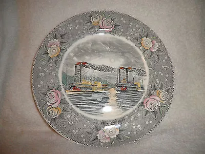 Buy A Midnight Race On The Mississippi By Adams Est. 1657 England Collector Plate • 28.41£