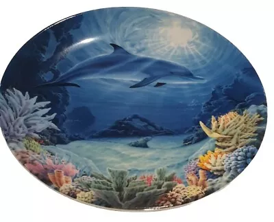 Buy Danbury Mint/Coalport Magical Dolphins Ocean Masquerade With Certificate Boxed   • 9.99£