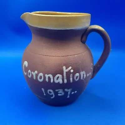 Buy Pottery Jug Commemorating The Coronation Of King George VI 1937 Studio Ware • 22.97£