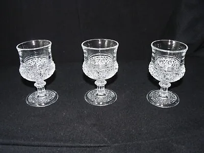 Buy Gala Wine Glasses Clear Quantity (3) J.B. Higbee Glass 1913.EAPG • 11.53£