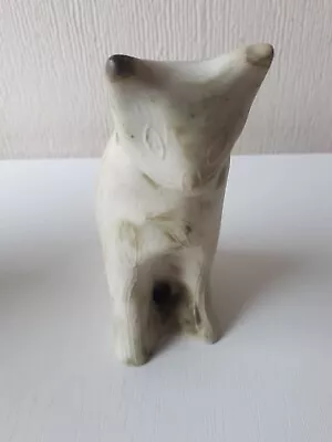 Buy Vintage Cat Carn Pottery Cornwall Seated Art Pottery Sculpture Perfect 12cm Tall • 5.99£