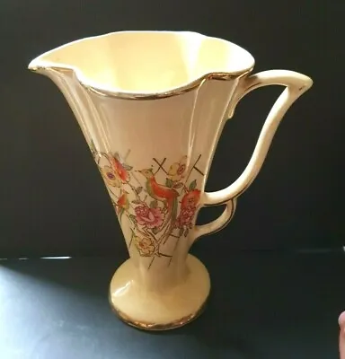 Buy Vintage Mid Century Arthur Wood Tall Jug Vase  In The  Dover  Pattern - 24 Cm • 12£