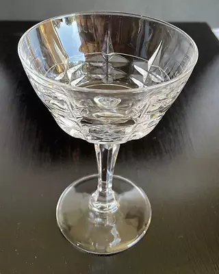 Buy Champagne Coupe Art Deco Cocktail Sherbet Glass Diamond Spear Vintage • 9.60£