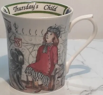 Buy Queen's Fine Bone China Cup Birthday Week   Thursday's Child  Made In England • 14.20£