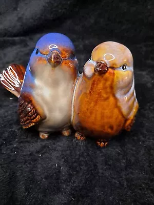 Buy Vtg Ceramic Pottery Love Birds/song Birds Drip Glaze Figurine 6 X4.5 X3.5  • 7.97£
