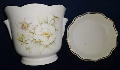 Buy Royal Winton Plant Pot / Planter With Saucer (5   Tall). Staffordshire Pottery • 5£