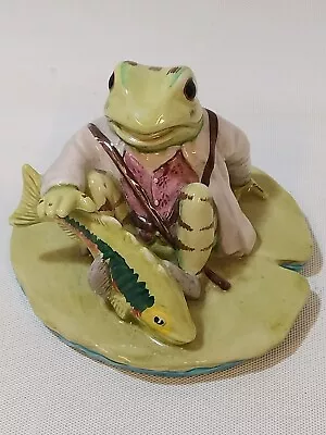 Buy Jeremy Fischer Catches A Fish Beswick Beatrix Potter Figurine Royal Doulton • 15£