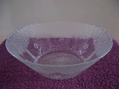 Buy Vintage Lovely Decorative Glass Fruit / Trifle Bowl Approx Diameter 9.25  • 4.99£