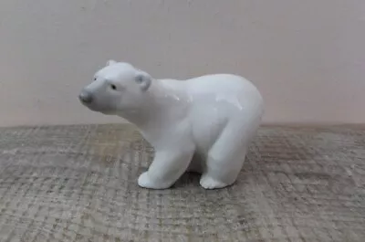 Buy Lovely Lladro Polar Bear - H10cm X L13cm - Ref697 • 19.99£