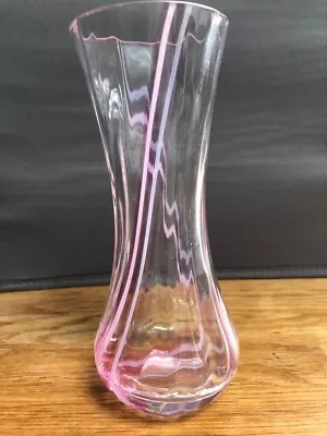 Buy Caithness Pink Swirl Glass Vase • 9.95£