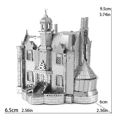 Buy Miniature Haunted House 3d Metal Puzzle, DIY • 10.85£
