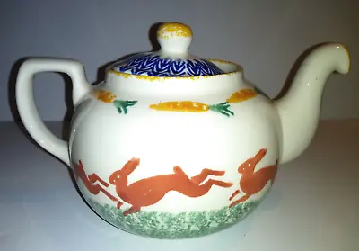 Buy Vintage Moorland Staffordshire Chelsea Works Burslem England Bunny Tea Pot • 23.68£
