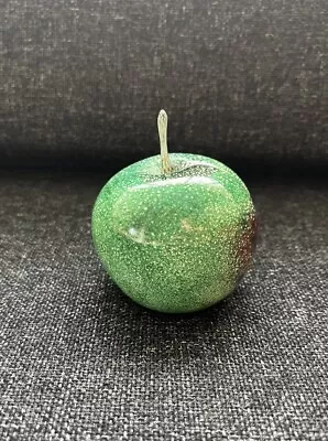 Buy Gozo Glass Apple Fruit Ornament Paper Weight Art Labelled • 18£