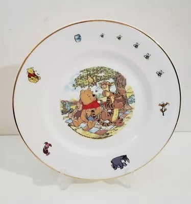Buy Winnie The Pooh Picnic 'Storybook Pooh' Staffordshire Tableware Plate 9  • 5.99£