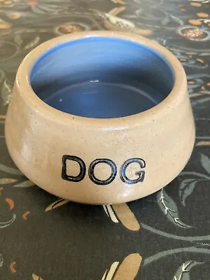 Buy Bretby Dog Bowl. Vintage Stoneware. • 22£
