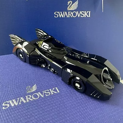 Buy Swarovski Crystal DC Comics Black Batmobile Boxed RRP £380 • 199£