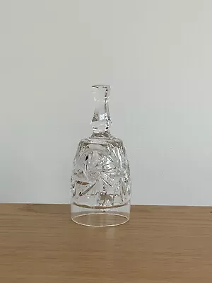 Buy Small Vintage Cut Glass Bell Fully Working • 6.99£