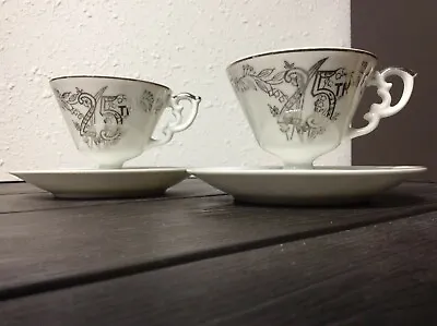 Buy Antique Fine Porcelain Tea Set 25th Anniversary Celebration Rubens 2338 2 Sets • 9.46£