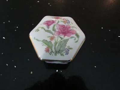 Buy Hammersley Floral Trinket Box - Porcelain/china - Made In England • 4.20£