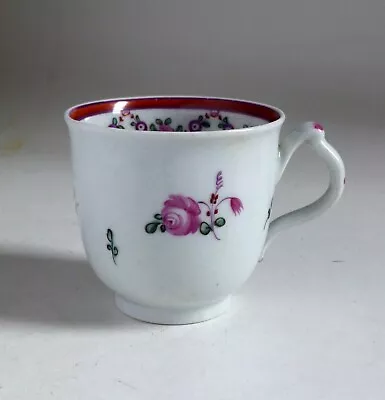 Buy Antique New Hall English 18th Century Porcelain Cup. Floral Pattern 101 C.1790 • 45£