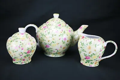 Buy Vintage Waterside China Tea Set, Beautiful Floral Decoration • 24£