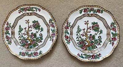 Buy 2 X Vintage Indian Tree By Booths China Plate Made England 1906. Oriental Design • 5.49£