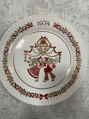 Buy Vintage Spode Christmas Plate  On The Twelfth Day Of Christmas  1974 • 4.99£