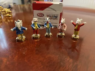 Buy Wade Rupert Bear Gold Base Special Whimsies With Box & Cert Rare • 59.99£