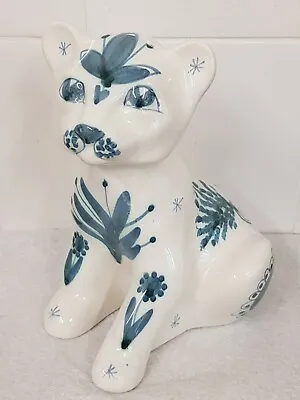 Buy Vintage David Sharp Rye Studio Pottery Hand Painted Lion Cub Figurine • 16£