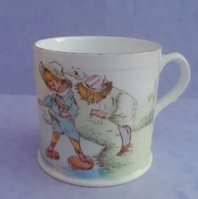 Buy An Interesting Wileman Foley China (Shelley) Nursery Ware Mug. C.1895+. • 29.99£