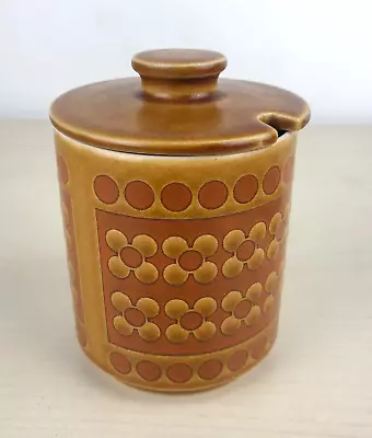 Buy HORNSEA Pottery SAFFRON Lidded Sugar Bowl Preserve Jam Pot 1970s Vintage Retro • 6£