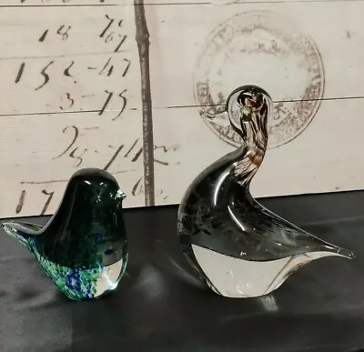 Buy Two Wedgwood Bird Shaped Decorative Glass/Paper Weights  • 20£