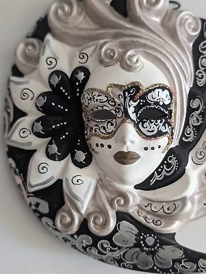 Buy Venetian Mask Silver Clorinda Made In Italy  • 23.72£