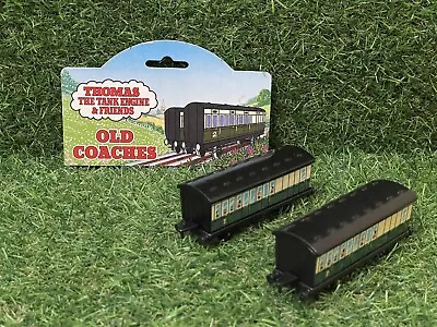 Buy Vintage Thomas And Friends ERTL TWO OLD COACHES 1987 With Collectors Card • 14.99£